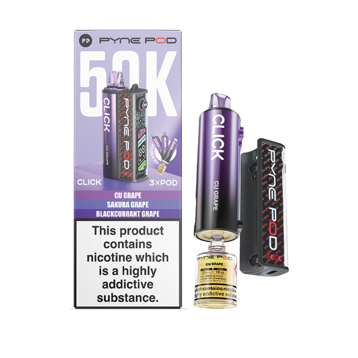 Pyne Pod Click 50K Prefilled Pod Kit Grape Edition