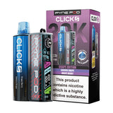 Grape Edition Pyne Pod Click S 30K Pod Kit and Box