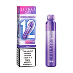 Grape Elf Bar Plus 12 Prefilled Pod Kit with Box