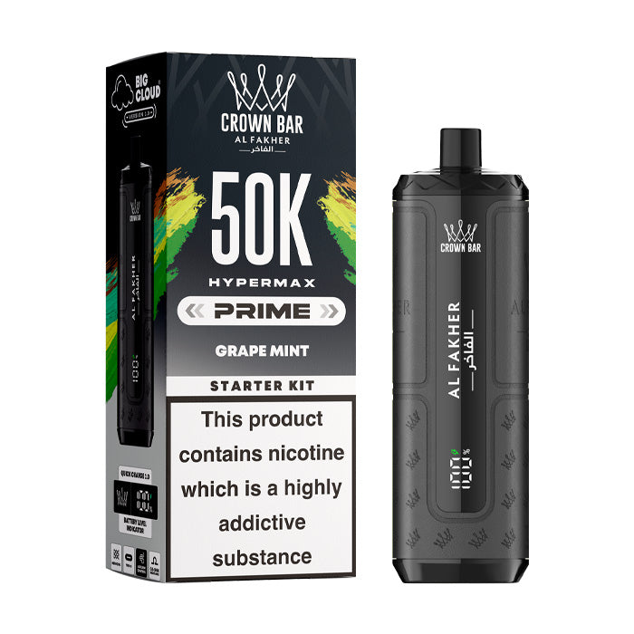 Grape Mint Al Fakher Hypermax Prime 50K Prefilled Pod Kit
