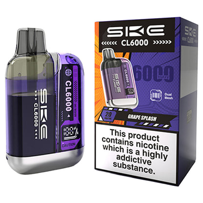 Grape Splash SKE CL6000 Prefilled Pod Kit with Box
