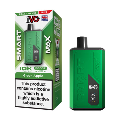 Green Apple IVG Smart Max Prefilled Pod Kit and Box