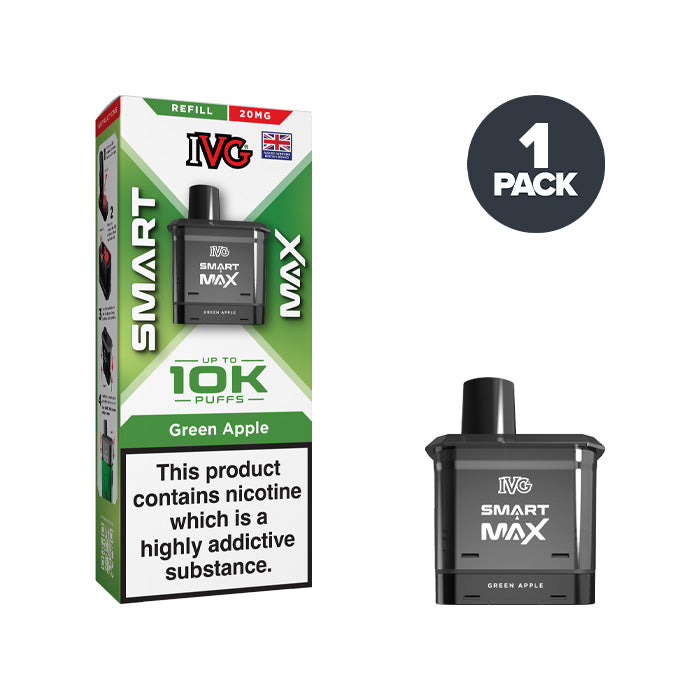 Green Apple IVG Smart Max Refill Pack and Box