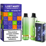 Lost Mary Nera 30K Stargazer Edition Green Edition Kit and Box