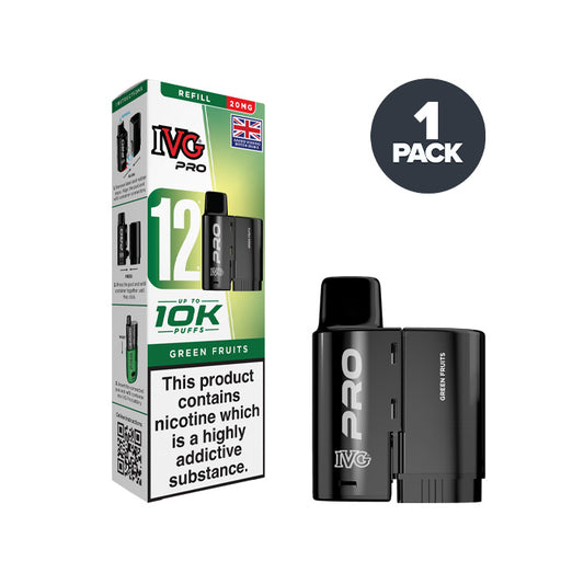 Green Fruits IVG Pro 12 Prefilled Pod and Box