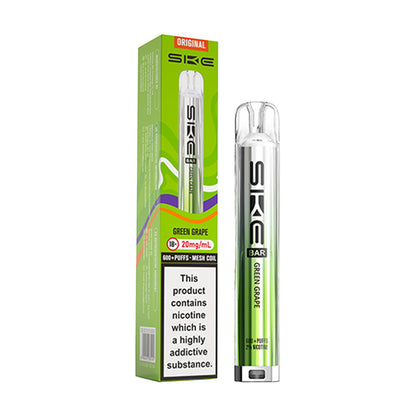 SKE Bar 600 Prefilled Pod Kit - Green Grape