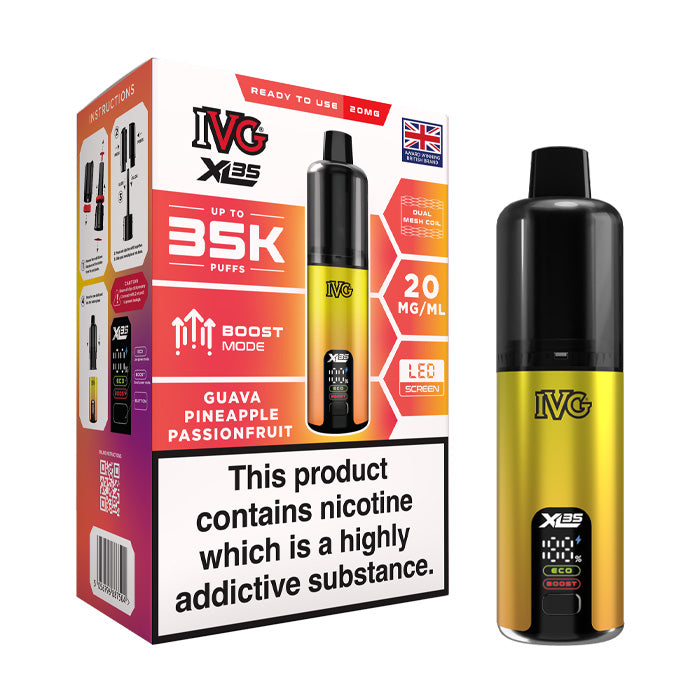IVG XL35 Prefilled Pod Kit - Guava Pineapple Passionfruit