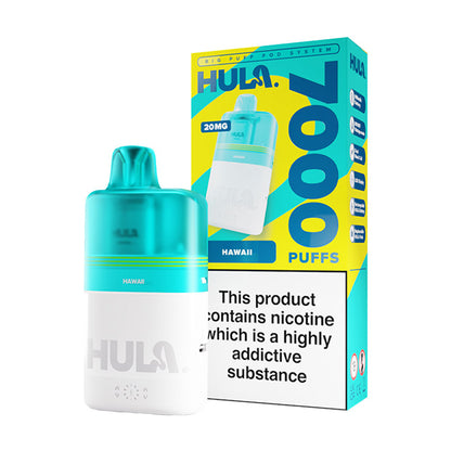 Hawaii Hula 7000 Prefilled Pod Kit and Box