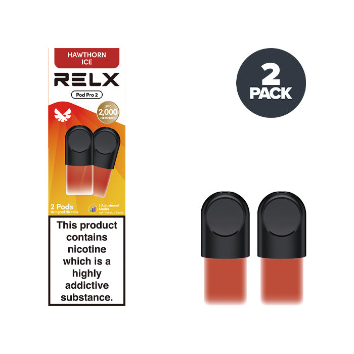 Hawthorn Ice RELX Pod Pro 2 Pods and Box