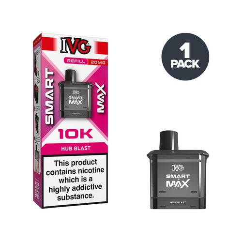 Hub Blast IVG Smart Max Refill Pack and Box