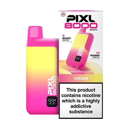Hub Bub PIXL 8000 Prefilled Pod Kit and Box