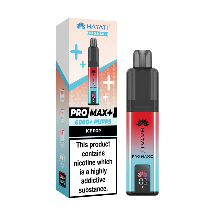 Ice Pop Hayati Pro Max Plus Kit and Box