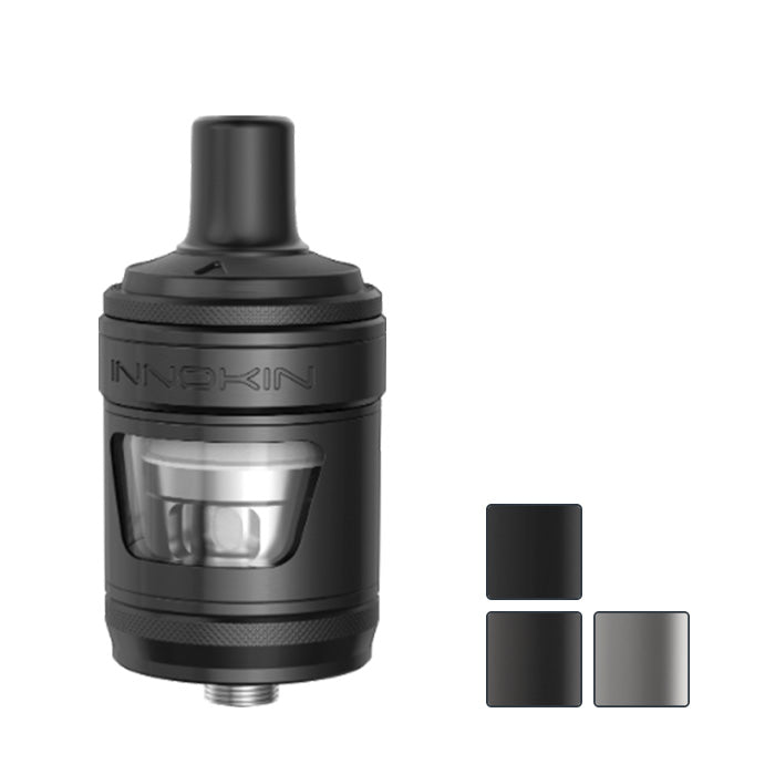 Innokin Zenith 2 Pro Tank with three colour boxes showcasing all available colours