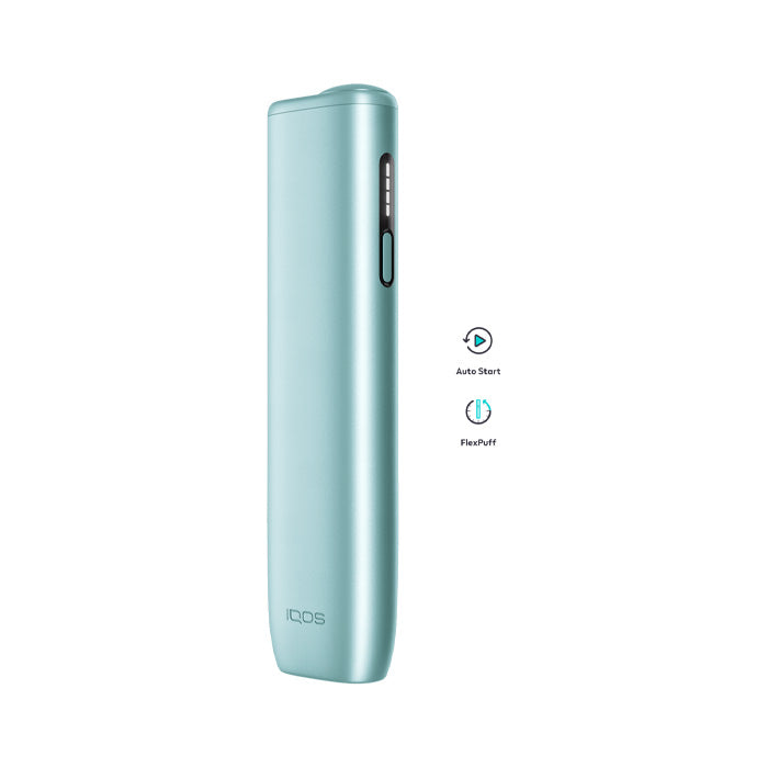 IQOS ILUMA-i One kit with auto start and flex puff icons