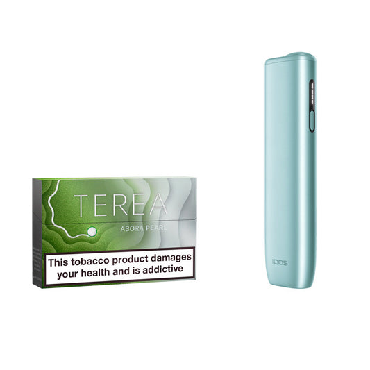 Breeze Blue IQOS Iluma-i One Kit with a Pack of TEREA tobacco sticks