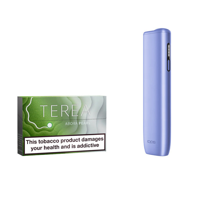 Digital Violet IQOS Iluma-i One Kit with a Pack of TEREA tobacco sticks