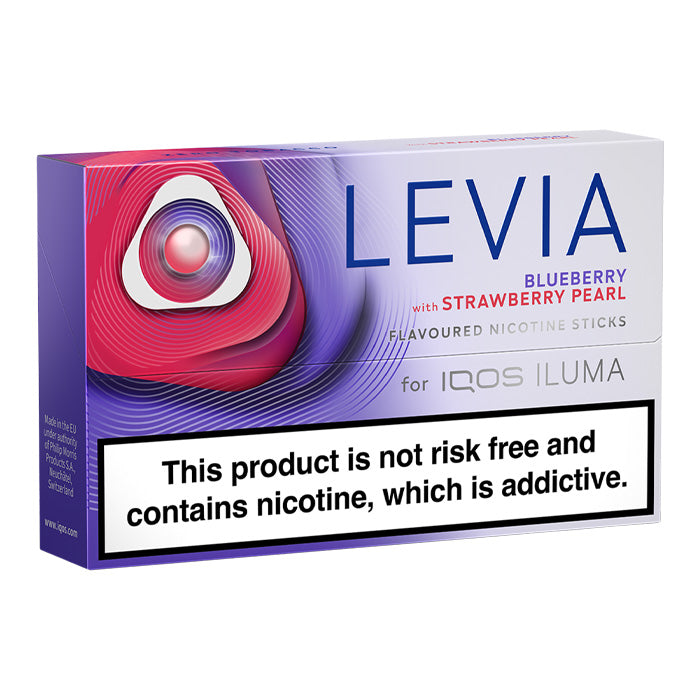 Pack of IQOS Levia Blueberry with Strawberry Pearl Flavoured Nicotine Sticks