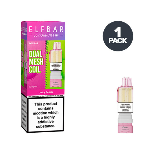 Juicy Peach Elf Bar JoinOne Refill Pack