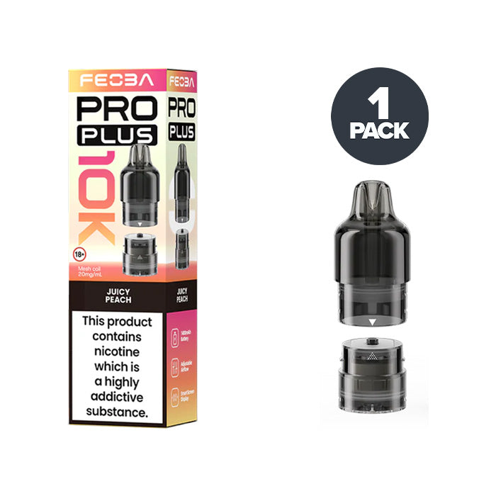 Juicy Peach Feoba Pro Plus 10K Refill Pack