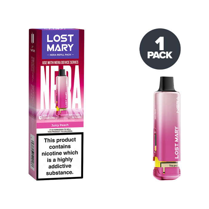 Juicy Peach Lost Mary Nera Refill Pack