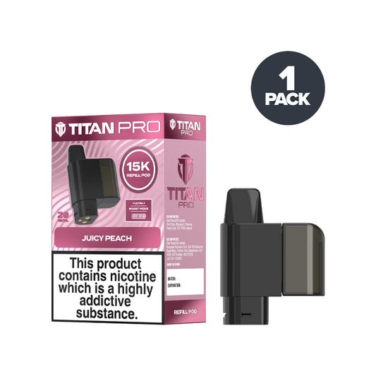 Juicy Peach Titan Pro 15K Refill Pack