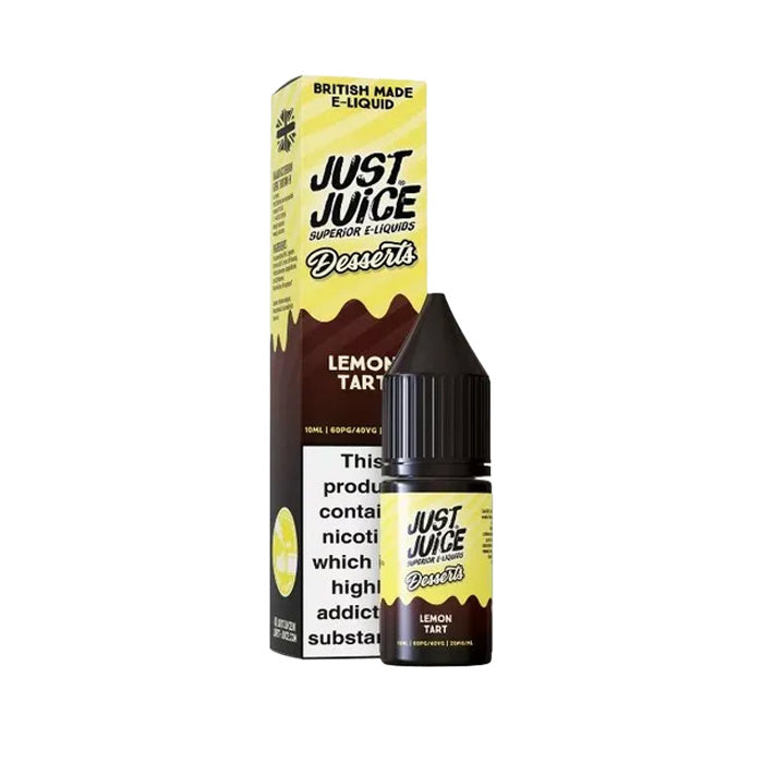 Lemon Tart Nic Salt E-Liquid by Just Juice Dessert Salts