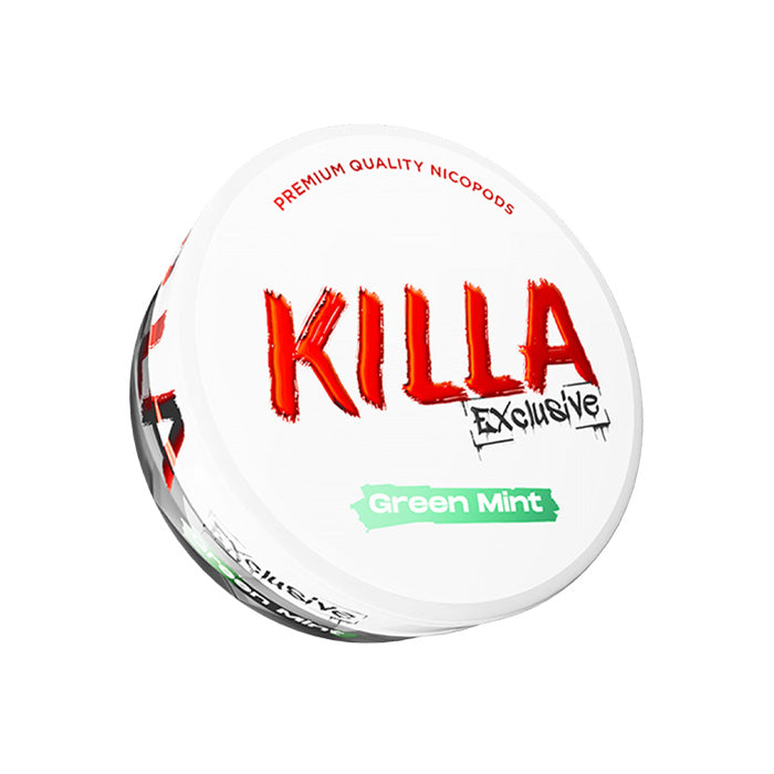 Killa Exclusive Green Mint Nicotine Pouches