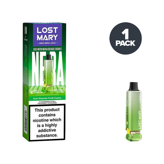 Kiwi Passion Fruit Guava Lost Mary Nera 15K Refill Pack