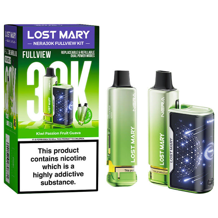 Kiwi Passion Fruit Guava Lost Mary Nera 30K Pod Kit