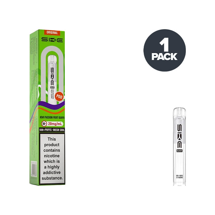 Kiwi Passionfruit Guava SKE Bar 600 Prefilled Pod