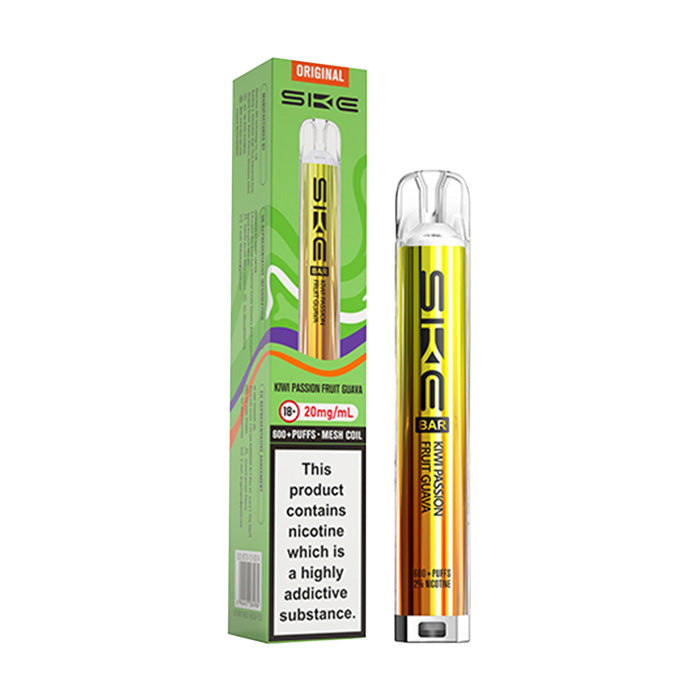 SKE Bar 600 Prefilled Pod Kit - Kiwi Passionfruit Guava