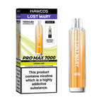 Lemon Lime Hawcos X Lost Mary 7000 Pro Max Prefilled Pod Kit and Box