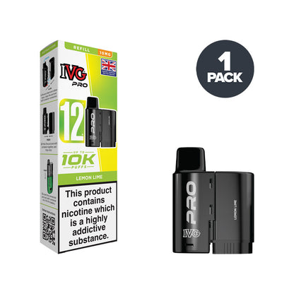 Lemon Lime IVG Pro 12 10mg Refill Pack