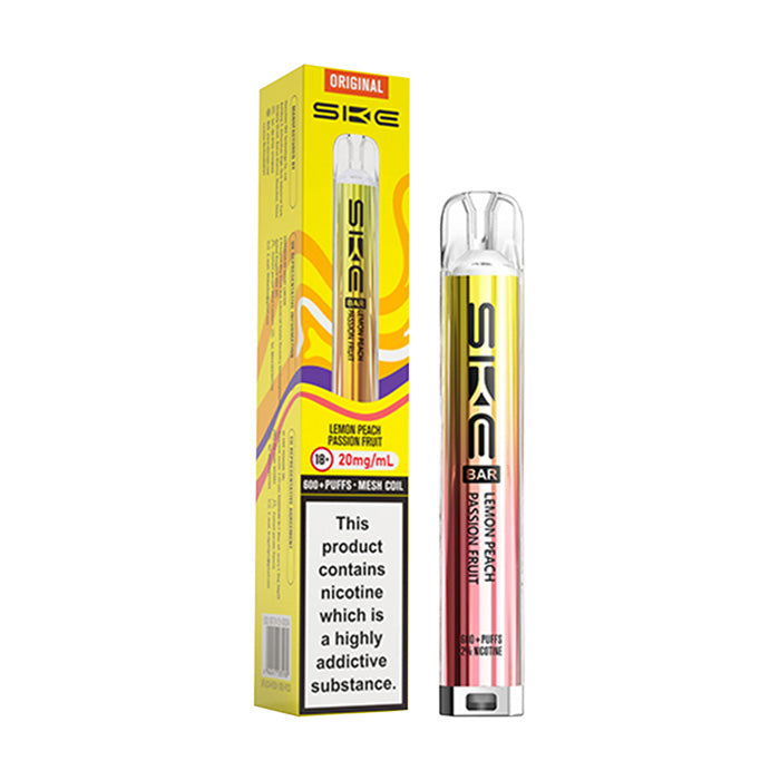 SKE Bar 600 Prefilled Pod Kit - Lemon Peach Passionfruit