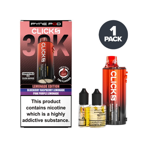 Lemonade Edition Pyne Pod Click S 30K Refill Pack with Box