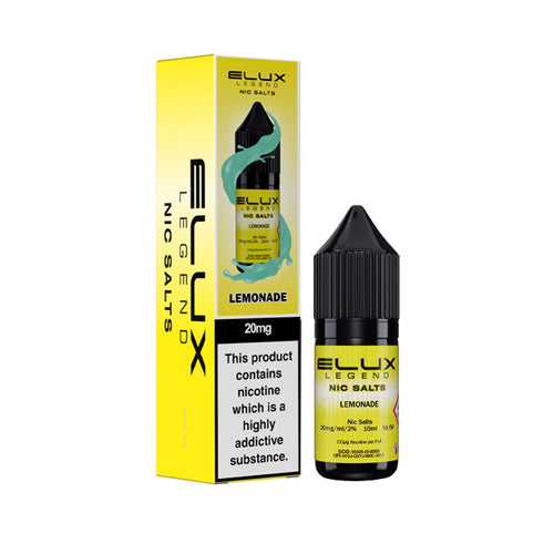 Lemonade 10ml Nic Salt E-Liquid by Elux Legend