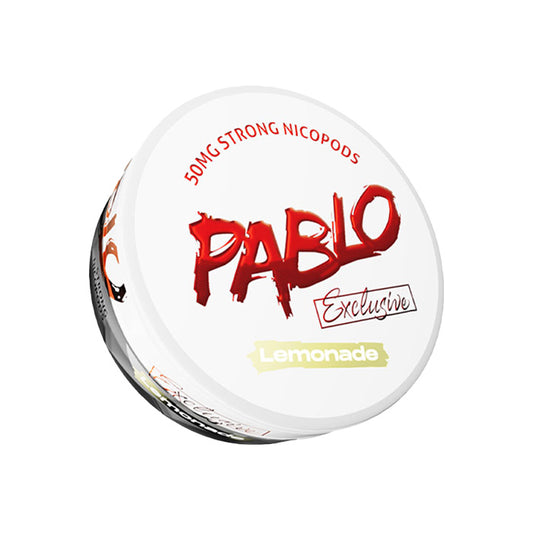 Tub of Lemonade Pablo Exclusive 50mg Nicotine Pouches