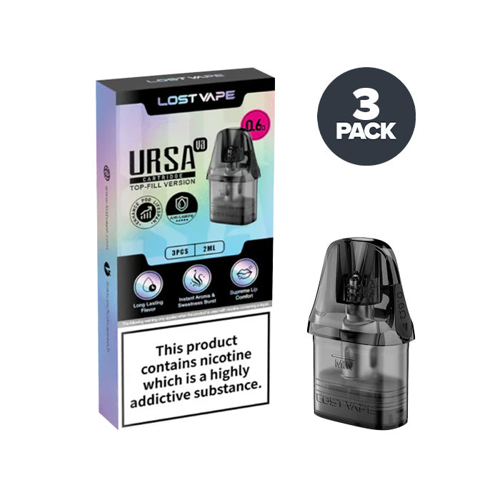 Lost Vape Ursa V3 Pod Cartridge and Box