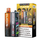 Mango Edition Pyne Pod Click S 30K Pod Kit and Box