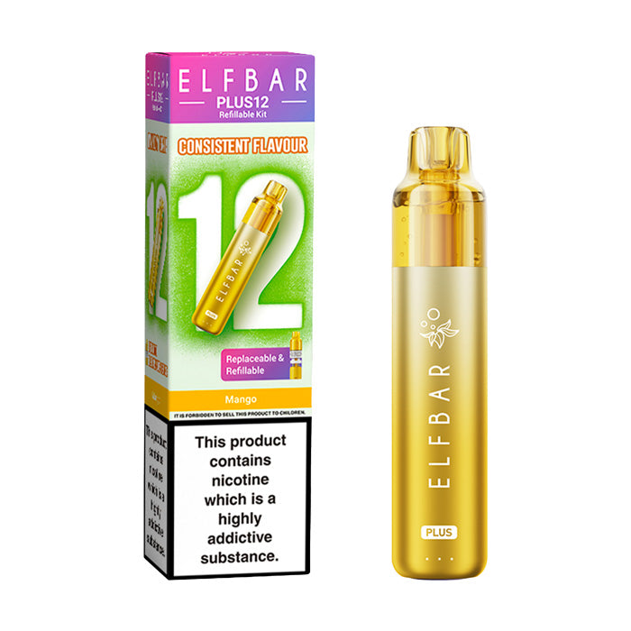 Mango Elf Bar Plus 12 Prefilled Pod Kit with Box