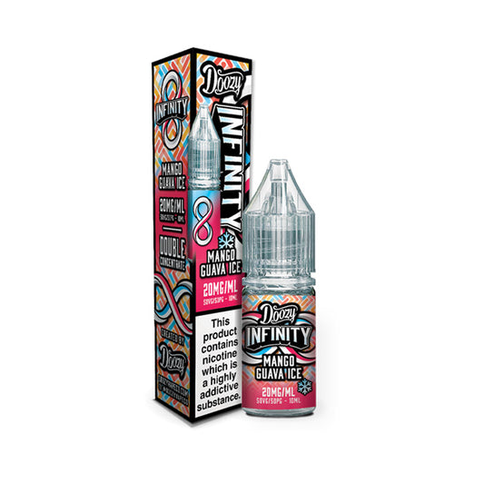 Mango Guava Ice Nic Salt E-Liquid and Box by Doozy Infinity
