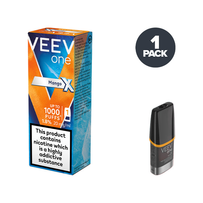 Mango X Veev One Prefilled Pod and Box