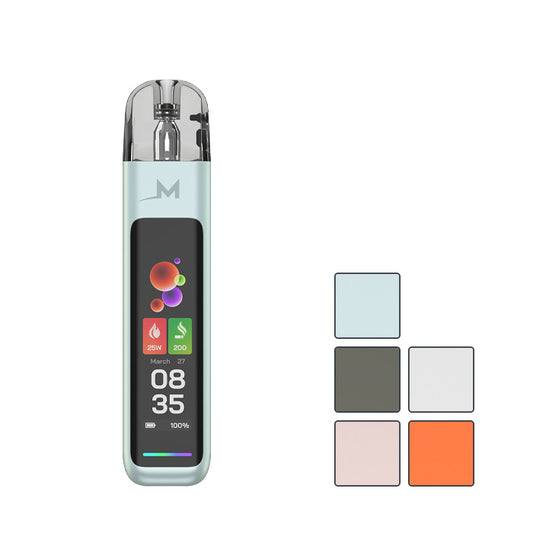 Memers Dr Air Vape Kit with five squares showcasing five out of the 5 available colours