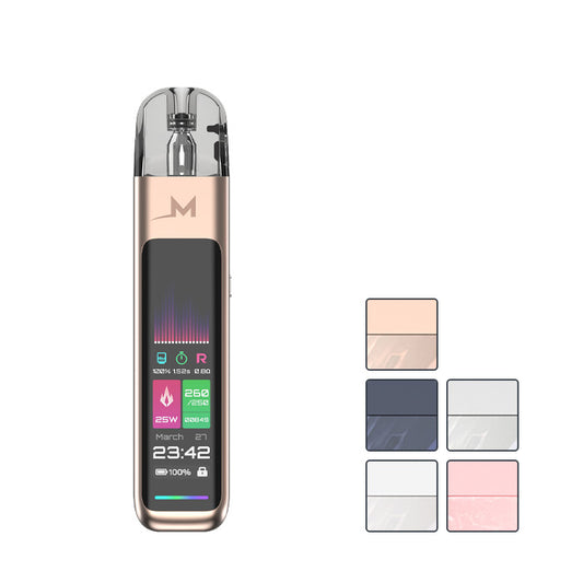 Memers Dr Air X Vape Kit with five squares showcasing five out of the five available colours