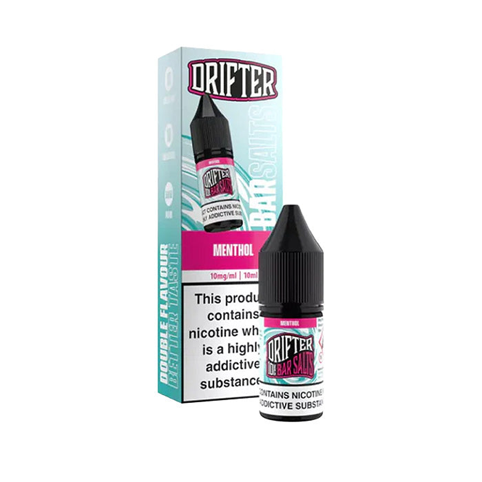 Menthol Drifter Bar Salts 10ml Nic Salt and Box