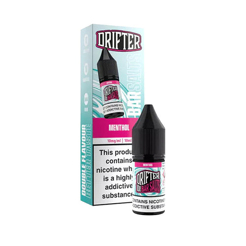 Menthol Drifter Bar Salts 10ml Nic Salt and Box