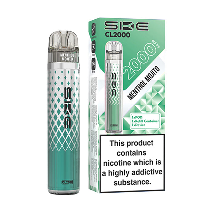 SKE CL2000 Prefilled Pod Kit - Menthol Mojito