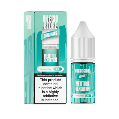UK Ecig Store Menthol Sensation 10ml E-liquid with Box