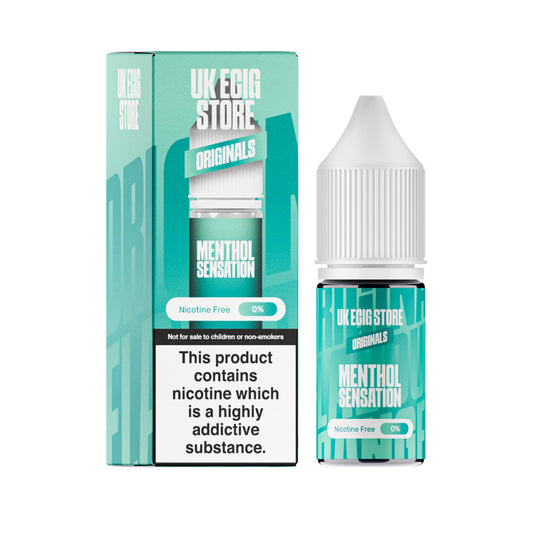 UK Ecig Store Menthol Sensation 10ml E-liquid with Box