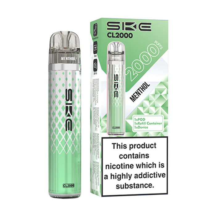 SKE CL2000 Prefilled Pod Kit - Menthol